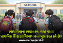 અરવલ્લી જિલ્લાની પ્રાથમિક શાળાઓમાં ભાર વિનાના ભણતરના ધજાગરા, અધિકારીઓની શાળા મુલાકાત એક માત્ર નાટક !!!