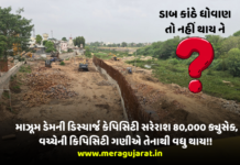 અરવલ્લી : મોડાસા માઝૂમ નદીના કિનારે બનતા રિવર પાર્ક પછી ડિસ્ચાર્જ કેપિસિટી કેટલી? ડેમની 80,000 ક્યુસેક… પછી પાણી ક્યાં જશે?