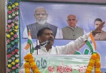 વન મહોત્સવ ના કાર્યક્રમમાં અરવલ્લી જિલ્લા વહીવટીતંત્ર ની સૂચક ગેરહાજરી!! મંત્રી પી. સી. બરંડાએ કર્યો કટાક્ષ