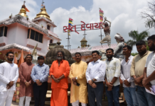 મોડાસાના સુપ્રસિદ્ધ દેવરાજ ધામમાં મંત્રી કમલેશ પટેલે શીશ ઝુકાવ્યું