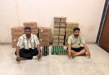 અરવલ્લી : LCBએ વિજયનગર ચિતરીયાના બે બુટલેગરોને કારમાં 2.79 લાખના શરાબની ખેપ મારતા દબોચી લીધા
