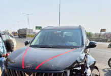 અરવલ્લી : મોડાસા બાયપાસ રોડ XUV 700ના ચાલકે કાર ને બચાવવા જતા નિયંત્રણ ગુમાવતા બોનેટનો કડુચલો